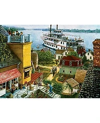 Paddle Boat Landing 500 piece Jigsaw Puzzle for Adults Large Pieces