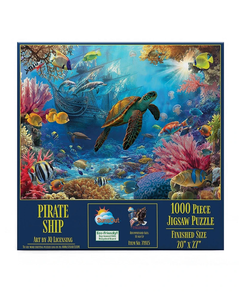 SunsOut Pirate Ship 1000 piece Jigsaw Puzzle for Adults