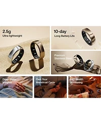 RingConn Gen 2 Air 8 Galaxy Silver 4842 Fitness Trackers