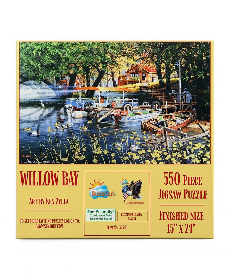 SunsOut Willow Bay 550 piece Jigsaw Puzzle for Adults