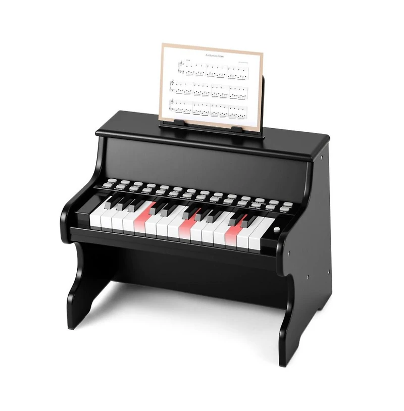 Hongge Kids Digital Piano Keyboard with Lighted Teaching Mode and Musical Play Features