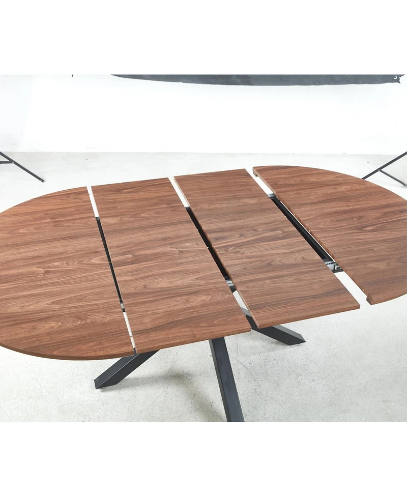 Streamdale Furniture Stable Mdf Top Table with Metal Legs