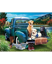 SunsOut Fisherman's Helpers 500 piece Jigsaw Puzzle for Adults