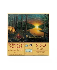 SunsOut Evening by the Lake 550 piece Jigsaw Puzzle for Adults