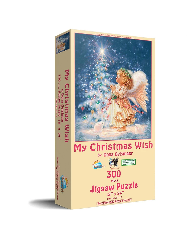 SunsOut My Christmas Wish 300 piece Jigsaw Puzzle for Adults Christmas
