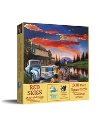 SunsOut Red Skies 500 piece Jigsaw Puzzle for Adults