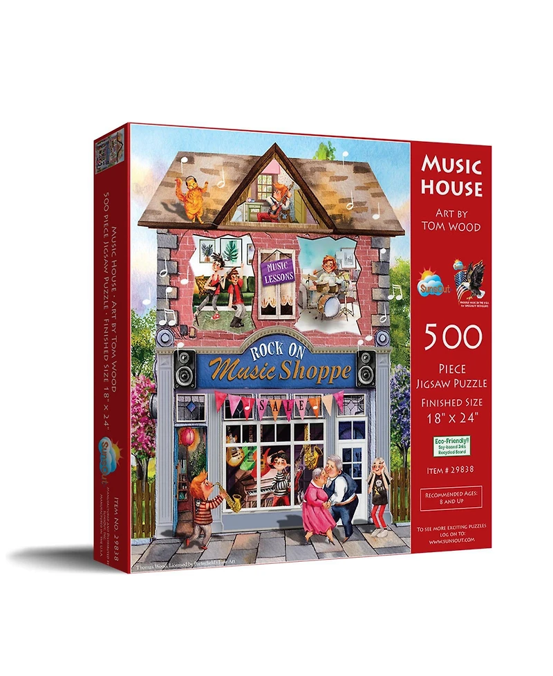 SunsOut Music House 500 piece Jigsaw Puzzle for Adults