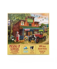 SunsOut Picking Up Supplies 500 piece Jigsaw Puzzle for Adults