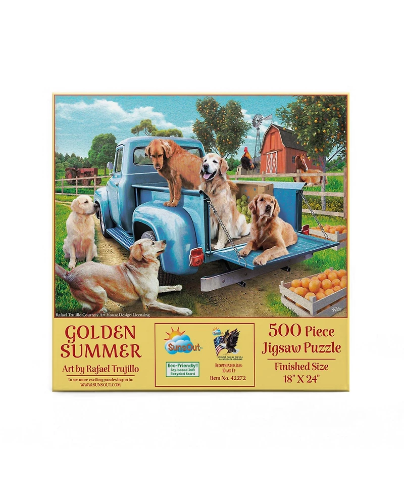 SunsOut Golden Summer 500 piece Jigsaw Puzzle for Adults