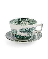 Spode Heritage Green Italian Breakfast Cups and Saucers, Set of 4
