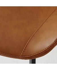 Streamdale FurnitureModern Faux Leather Dining Chairs (Set of 2)