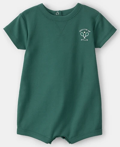 Carter's Baby Boys' Tennis Short-Sleeve Romper