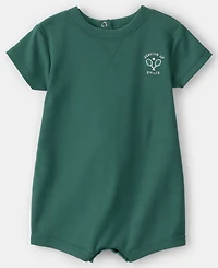 Carter's Baby Boys' Tennis Short-Sleeve Romper