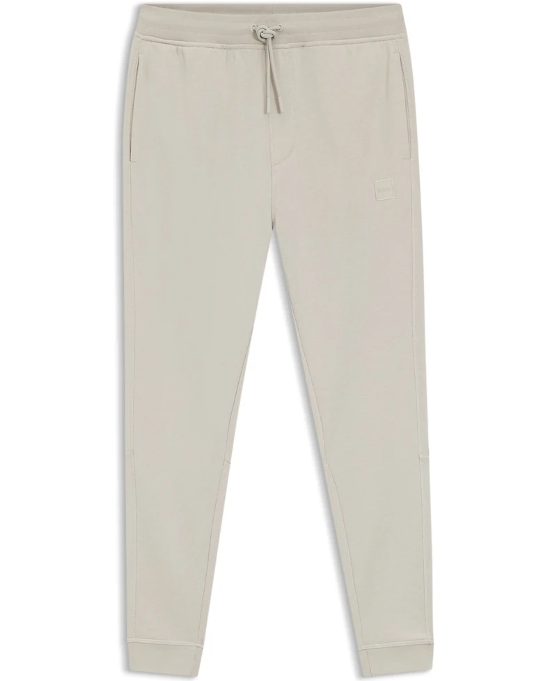 Boss by Hugo Men's Cotton-Terry Logo Patch Tracksuit Bottoms Pants