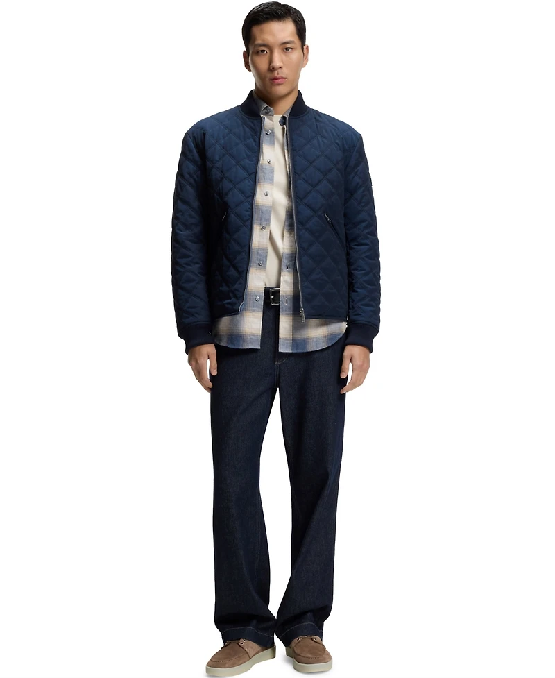 Boss by Hugo Men's Mercerized-Cotton Double B Monogram T-Shirt