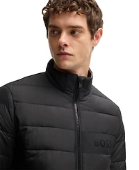 Boss by Hugo Men's Water-Repellent Logo Detail Jacket