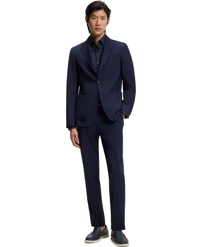 Boss by Hugo Men's Performance-Stretch Twill Slim-Fit Dress Shirt