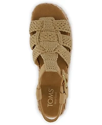 Toms Women's Jac Fisherman Platform Sandals