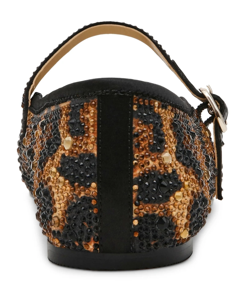 Betsey Johnson Women's Loral Rhinestone Slip-On Ballet Flats