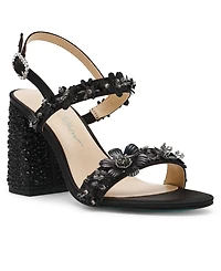 Betsey Johnson Women's Drue Block Heel Dress Sandals