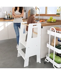 Streamdale Furniture Kids Standing Tower - Adjustable Kitchen Step Stool