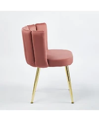 Streamdale Furniture Mid-Century Glass Top Dining Set