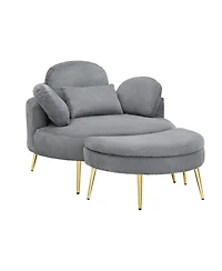Streamdale 43" Grey Comfortable Chair - Meeting, Living, Bedroom