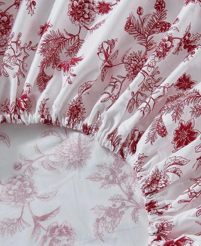 Linery & Co. Ultra-Soft Brushed Winter-Themed Microfiber Sheet Set