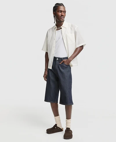 Mode of One Men's Relaxed-Fit Highline Jean Shorts, Macy's Exclusive