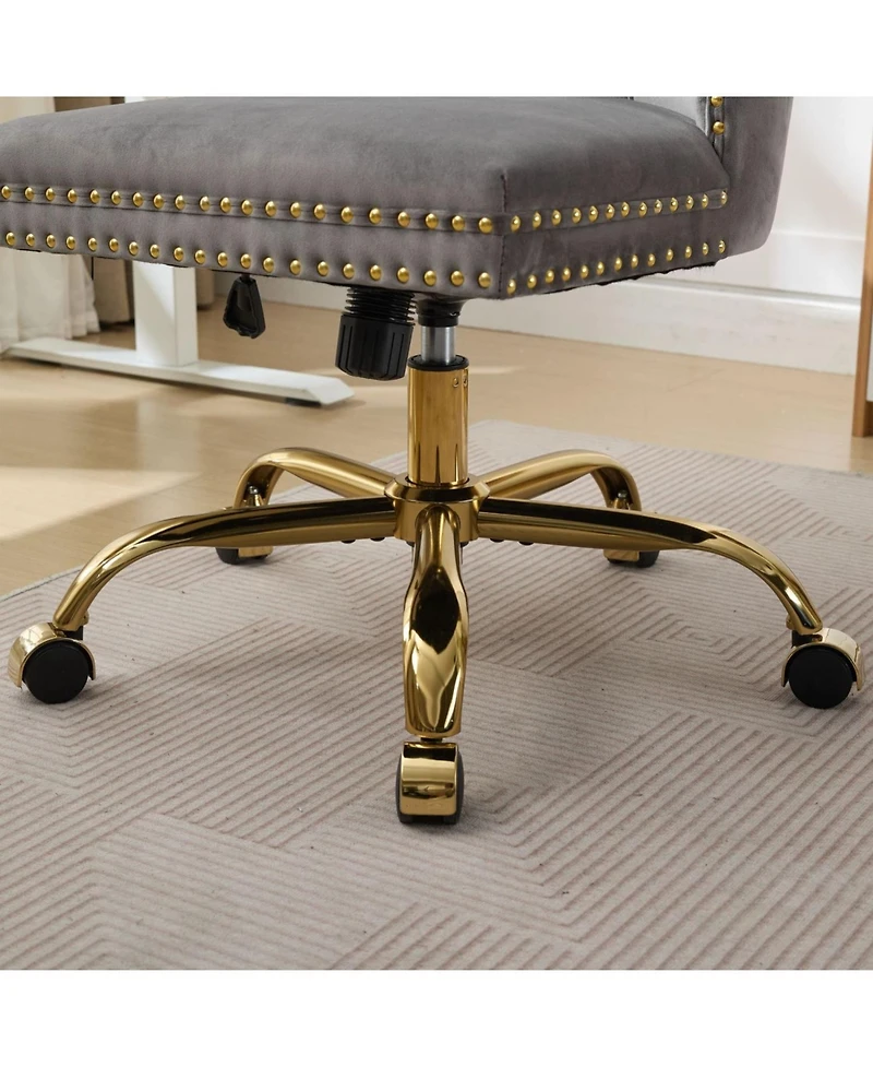 Streamdale Furniture A&A Modern Velvet Home Office Chair