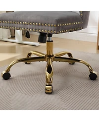 Streamdale Furniture A&A Modern Velvet Home Office Chair