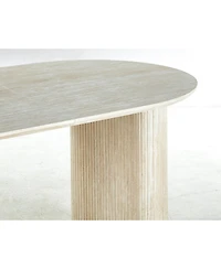 Streamdale Furniture Mdf Pedestal Dining Table