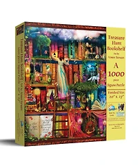 SunsOut Treasure Hunt Bookshelf 1000 piece Jigsaw Puzzle for Adults