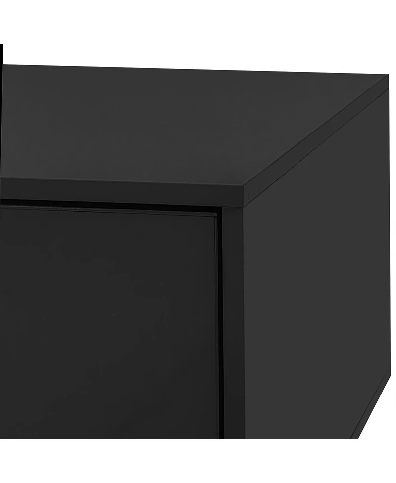 Streamdale Furniture Modern Coffee Table with Led Lights