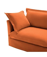 Streamdale Furniture Koala Ottoman - Orange