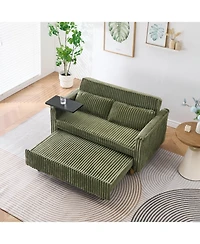 Streamdale Furniture Pull-Out Sofa w/ Tabletop & Usb