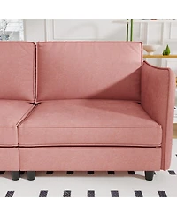 Streamdale Furniture 74" Loveseat Sofa - Mid Century Modern Couch