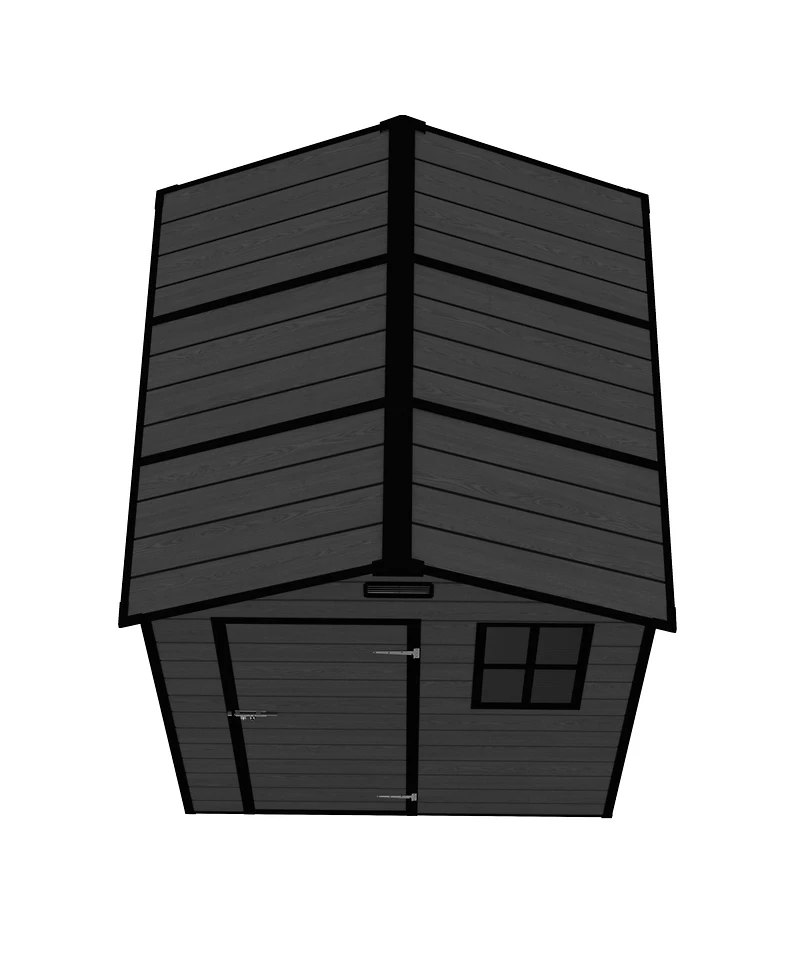 Streamdale Furniture Streamdale 6x6 Resin Storage Shed - Waterproof, Uv Proof