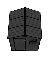 Streamdale Furniture Streamdale 6x6 Resin Storage Shed - Waterproof, Uv Proof