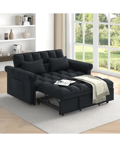 Streamdale Furniture Loveseats Sofa Bed with Pull-out Bed