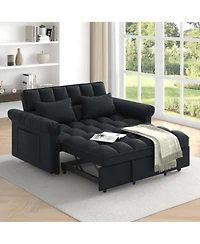 Streamdale Furniture Loveseats Sofa Bed with Pull-out Bed