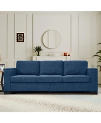 Streamdale Furniture Modern Sofa with Cup Holder & Storage