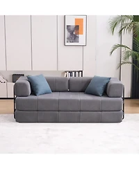 Streamdale Furniture Streamdale Folding Sofa Bed 78.5" Convertible Couch with Pillows