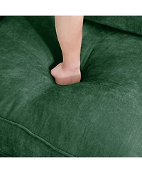 Streamdale Furniture Green Chenille Sofa Couch with Storage Drawers (4-Seater