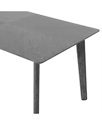 Streamdale Retro Dining Table, Seats 6, Rubberwood Legs