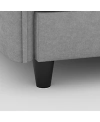 Streamdale 141.5" U-Shaped Sofa Couch with Ottoman & Pockets