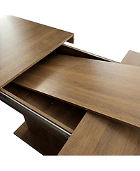 Streamdale Furniture Seats 6-10 Expandable Dining Table with Storage