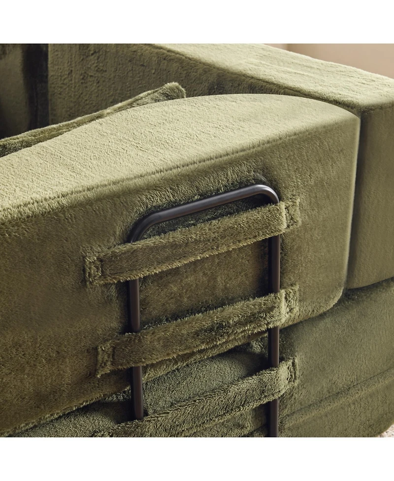 Streamdale Furniture 71" Folding Sofa Bed - Plush, High-Density Foam