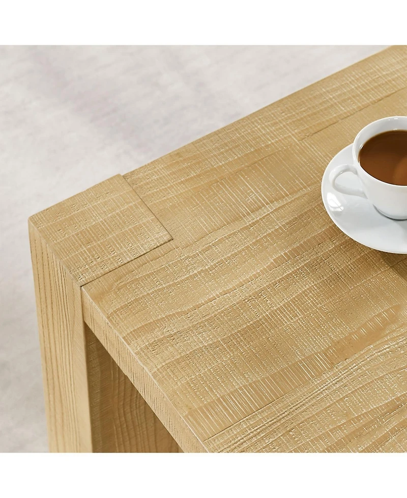 Streamdale Furniture Streamdale Modern 48" Rectangular 2-Tier Coffee Table