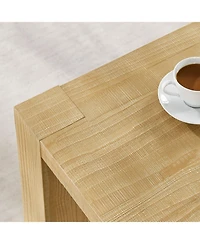 Streamdale Furniture Streamdale Modern 48" Rectangular 2-Tier Coffee Table